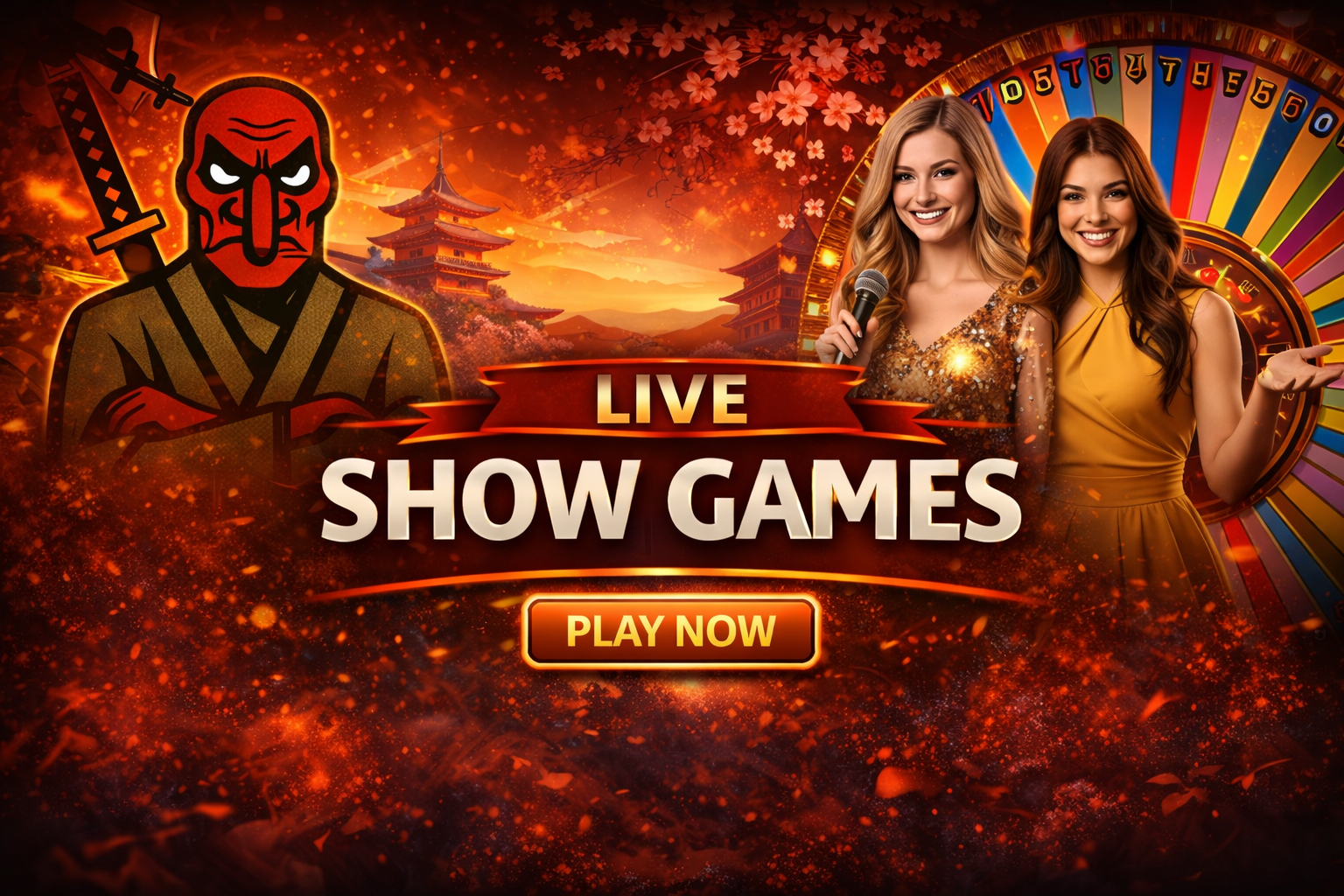 Live show-wheel games